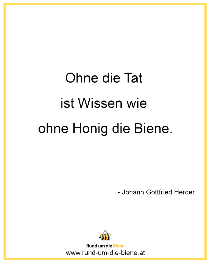 Zitate über Bienen Rund um die Biene